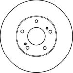 TRW Bremsscheibe Nissan Maxima DF2574 TRW Bremsscheibe Nissan Maxima DF2574