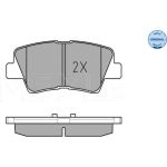 Bremsbelagsatz Hyundai T. I40 11-/Sonata 08-/Ceed 12- Mit Sensor 025 253 3715/W Bremsbelagsatz Hyundai T. I40 11-/Sonata 08-/Ceed 12- Mit Sensor 025 253 3715/W