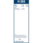 Bosch Wischerblatt H355 3397011435 Bosch Wischerblatt H355 3397011435