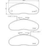 P 56 019 Brembo Prime Bremsbelagsatz Vorderachse – P 56 019 – 167 x 62 x 17 mm – Bremssystem Bendix – OE Nummer 5000295329 P 56 019 Brembo Prime Bremsbelagsatz Vorderachse – P 56 019 – 167 x 62 x 17 mm – Bremssystem Bendix – OE Nummer 5000295329