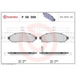 BREMBO Bremsklötze VA P 56 059 BREMBO Bremsklötze VA P 56 059