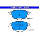 ATE Bremsbelagsatz Renault Vorderachse Laguna 2.0-3.5 07 13.0460-7250.2 ATE Bremsbelagsatz Renault Vorderachse Laguna 2.0-3.5 07 13.0460-7250.2