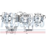 Nissens Klimakompressor PKW 89240 Nissens Klimakompressor PKW 89240