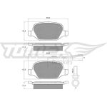 TOMEX brakes Bremsbelagsatz, Scheibenbremse TX 12-703