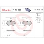 BREMBO Bremsklötze VA P 06 051 BREMBO Bremsklötze VA P 06 051