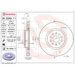 BREMBO Bremsscheibe 09.E949.11 BREMBO Bremsscheibe 09.E949.11