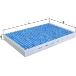 MAHLE Innenraumfilter LAO 93, Aktivkohlefilter, antiallergisch, antibakteriell – u. a. für Audi A6 C5 (4B2, 4B4), Audi A6 C5 Avant (4B5, 4B6), Audi A4 B7 Avant (8ED) – OE Nummer 4B0819439B - l