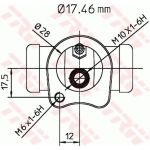 TRW Radbremszylinder BWA137 TRW Radbremszylinder BWA137