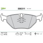 Valeo Bremsbelagsatz 598311 Valeo Bremsbelagsatz 598311