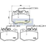 Japanparts Bremsbeläge PA-0605AF Japanparts Bremsbeläge PA-0605AF