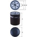 OC 495 MAHLE Ölfilter OC 495, Anschraubfilter, Höhe 86,2 mm – u. a. für Mitsubishi Colt VI (Z3_A, Z2_A), Smart Forfour (454), Lancer VIII (CY_A, CZ_A) – OE Nummer MR984204 - l OC 495 MAHLE Ölfilter OC 495, Anschraubfilter, Höhe 86,2 mm – u. a. für Mitsubishi Colt VI (Z3_A, Z2_A), Smart Forfour (454), Lancer VIII (CY_A, CZ_A) – OE Nummer MR984204 - l