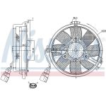 Nissens Kühlerlüfter PKW 85742 Nissens Kühlerlüfter PKW 85742