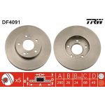 TRW Bremsscheibe DF4091 TRW Bremsscheibe DF4091