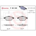 BREMBO Bremsklötze VA P 68 040 BREMBO Bremsklötze VA P 68 040