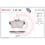 BREMBO Bremsklötze HA P 06 102 BREMBO Bremsklötze HA P 06 102