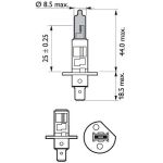 H1 12V 55W P14,5s WhiteVision Ultra 1 Stück Philips 12258WVUB1 H1 12V 55W P14,5s WhiteVision Ultra 1 Stück Philips 12258WVUB1