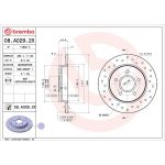 Bremsscheibe HA 08.A029.2X