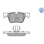 MEYLE Bremsbelagsatz BMW F20 114-125/F30 316-328 10 252530717