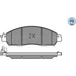 MEYLE Scheibenbremsbelagsatz 025 224 3917/PD MEYLE Scheibenbremsbelagsatz 025 224 3917/PD