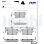 DELPHI Bremsbeläge LP3404 DELPHI Bremsbeläge LP3404