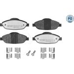 Bremsbelagsatz Peugeot S. 308/3008/5008 07 025 246 6017/PD Bremsbelagsatz Peugeot S. 308/3008/5008 07 025 246 6017/PD