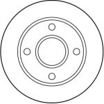 TRW Bremsscheibe DF2752 TRW Bremsscheibe DF2752