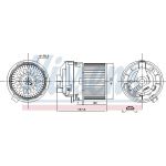 Innenraumgebläse 87508 Innenraumgebläse 87508