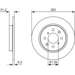 Bremsscheibe 0 986 479 051 Bremsscheibe 0 986 479 051