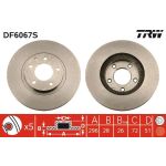 TRW Bremsscheibe Vorderachse DF6067S