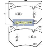 Japanparts Bremsbeläge PA-0963AF Japanparts Bremsbeläge PA-0963AF