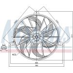 Nissens Kühlerlüfter PKW 85512 Nissens Kühlerlüfter PKW 85512