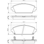 Bosch Bremsbelagsatz 0 986 494 414 Bosch Bremsbelagsatz 0 986 494 414