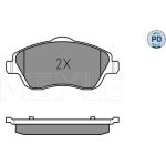 Bremsbelagsatz Opel P. Corsa C/Combo 01 025 232 2517/PD Bremsbelagsatz Opel P. Corsa C/Combo 01 025 232 2517/PD