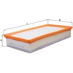 MAHLE Luftfilter LX 1835 MAHLE Luftfilter LX 1835