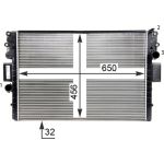 MAHLE Kühler, Motorkühlung CR 1550 000P MAHLE Kühler, Motorkühlung CR 1550 000P