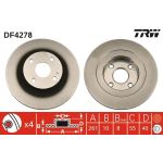 83 482 021 Bremsscheibe HA DF4278