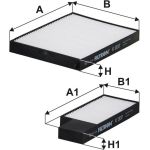 FILTRON Filter, Innenraumluft K 1337-2x