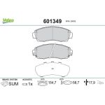 Valeo Bremsbelagsatz 601349 Valeo Bremsbelagsatz 601349