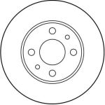 TRW Bremsscheibe DF1791 TRW Bremsscheibe DF1791