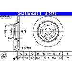 Bremsscheibe Mazda T. Cx-5 2.0-2.5 11 24.0110-0381.1 Bremsscheibe Mazda T. Cx-5 2.0-2.5 11 24.0110-0381.1