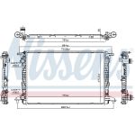 Wasserkühler PKW 606573