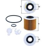 OX 414D1 MAHLE Ölfilter OX 414D1, Filtereinsatz, Höhe 67 mm – u. a. für Toyota Sienna (_L3_), Rav 4 IV (_A4_), Camry Stufenheck (_V4_) – OE Nummer 04152-YZZA1 - l OX 414D1 MAHLE Ölfilter OX 414D1, Filtereinsatz, Höhe 67 mm – u. a. für Toyota Sienna (_L3_), Rav 4 IV (_A4_), Camry Stufenheck (_V4_) – OE Nummer 04152-YZZA1 - l
