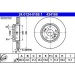 Bremsscheibe Renault P. Laguna 1.6-2.0 01 24.0124-0169.1 Bremsscheibe Renault P. Laguna 1.6-2.0 01 24.0124-0169.1