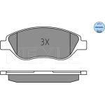 MEYLE Bremsbelagsatz Alfa Mito 1.3 Multijet 08 025 237 1119 MEYLE Bremsbelagsatz Alfa Mito 1.3 Multijet 08 025 237 1119
