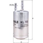 MAHLE Kraftstofffilter KL 705 MAHLE Kraftstofffilter KL 705
