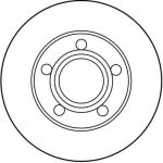 Bremsscheibe Vw T. A100/A6 DF2651