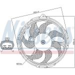 Nissens Kühlerlüfter PKW 85040