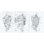 MAGNETI MARELLI Ölpumpe 351516000073 MAGNETI MARELLI Ölpumpe 351516000073