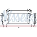 Nissens Wasserkühler PKW 637604 Nissens Wasserkühler PKW 637604
