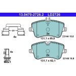 Bremsbelagsatz Db P. W203/S203/Cl203/C209 1,6-2,2 00-09 Keramik 13.0470-2726.2 Bremsbelagsatz Db P. W203/S203/Cl203/C209 1,6-2,2 00-09 Keramik 13.0470-2726.2